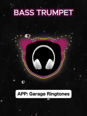 Bass Trumpet ringtone 🥁🎶 #bass #ringtone #garageband