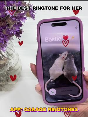 The best ringtone for your bestie 😁❤️ Make your unique ringtone with Garage Ringtones app 😎 #besti